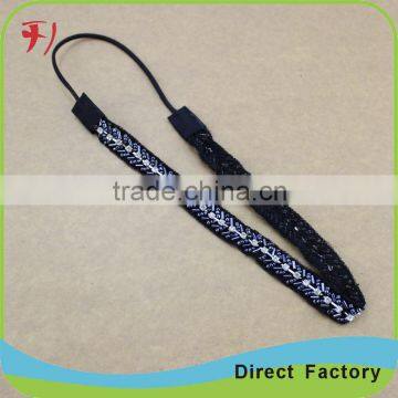 Wholesale customized good quality plastic rhinestone headband