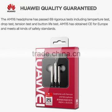 Original Huawei Earphone Headphones AM116 In-ear Headset With Microphone 3.5mm Earbuds photo-6