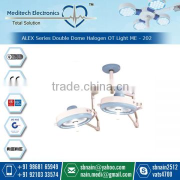 Double Dome Halogen Operating Lamp with 2000 Hours Average Service Life