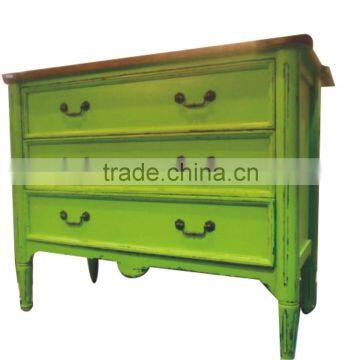 shabby chic antique green wooden furniture table