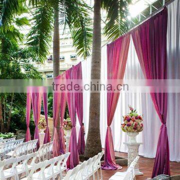 Telescopic exhibition pipe and drape backdrop decoration