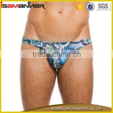 Men sexy tanga models micro hipster trendy printing sexy c-string for men