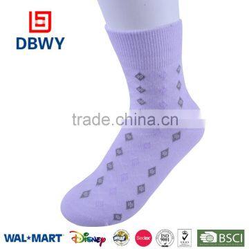 2015 Colorful Pure Cotton Crew Dress Socks for Girls and Women photo-4