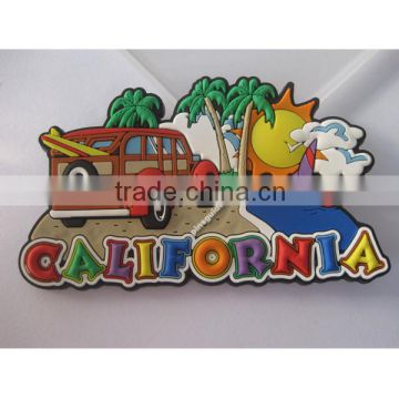 2014 Custom Made Soft PVC Ribbon Car Magnets For Promotional Gift