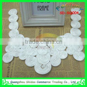 Machine embroidery lace collar rope embroidery lace collar patterns for garment decoration