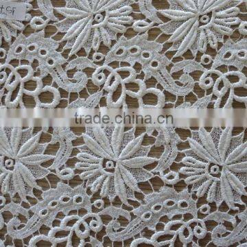 2015 new design of dresses guipure lace fabric