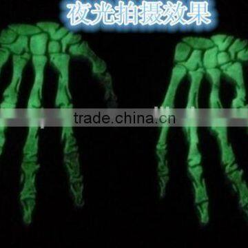 2016 Amazon Supplier New Design Party favor Cotton led Flashing glove Glow in the dark gloves