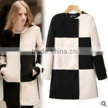 European designer high quality women fashion coats 2015