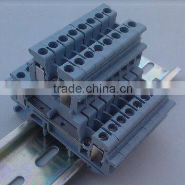 MBKKB2.5 rail mounted double layer terminal connector