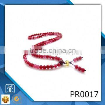 Prayer beads yoga necklace natural mysore sandalwood bead yiwu cheap rosary prayer