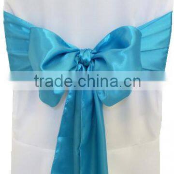 Aqua Blue Satin Sash
