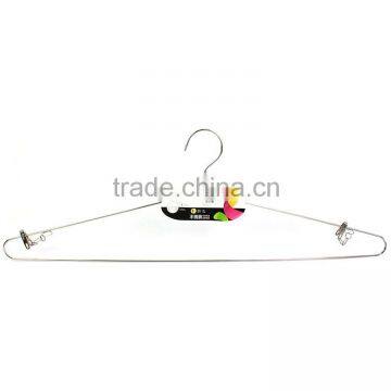 big metal stainless steel clothes hanger with strong clip                        
                                                                                Supplier's Choice