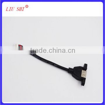 USB A/F cable to wire harness