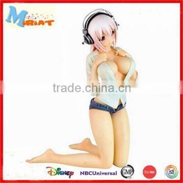 OEM plastic toys sexy Japanese anime human figure