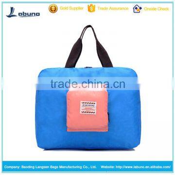 High quality folding bag basic folding travel promotion folding sport handbag