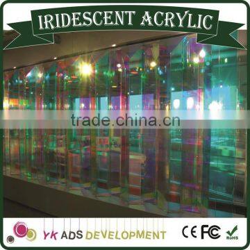 Hot Sale Beautiful Iridescent Acrylic Sheet Fluorescent /iridescent Film Quality Choice photo-2