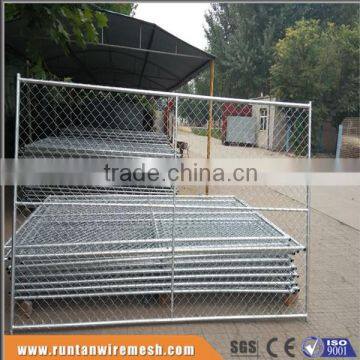 ISO9001 anping high quality hot dipped galvanized and pvc coated 11 gauge chain link fence (Trade Assurance)