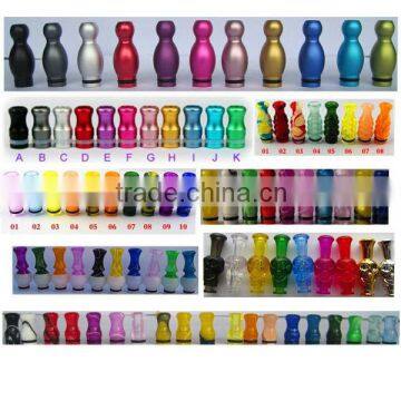 Wholesale eGo 510 Metal/ Plastic/ Slicon /Glass Ecig Drip Tips