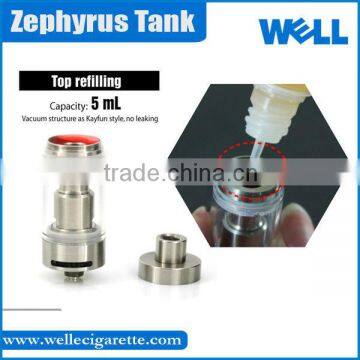 Most Popular Zephyrus Atomizer 100% Authentic Top Filling Atomizer UD Zephyrus