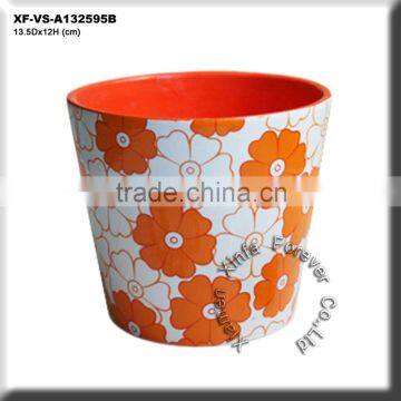 mini terracotta flower pot set