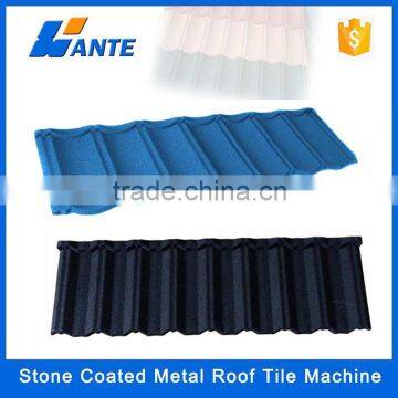Linyi Wante Machinery High Quality Classic Roman Flat Tile Stone Coated Roof Tiles photo-4
