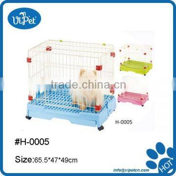 Large and colorful metal cage for pet