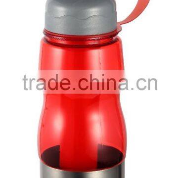 2016High Quality Tritan Plastic Material Sport Drinking Water Bottle With Ice Infuser photo-2