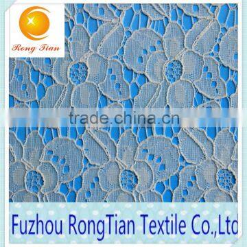 High Quality White Floral Embroidery French Lace Fabric Wholesale photo-2