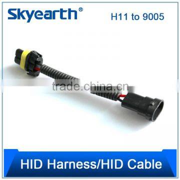 H1 H3 H7 H11 9005 9006 HB3 HB4 880 Single Beam HID Conversion Kit Relay Wire Harness photo-2