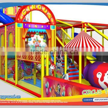 Cheer Amusement circus Themed soft indoor playground