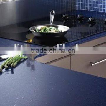 blue quartz countertops kitchen top material