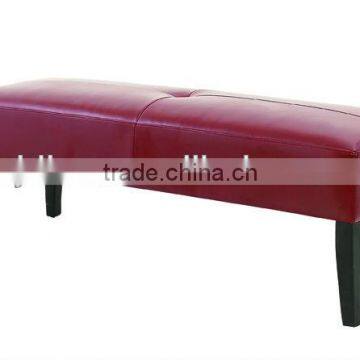 Long bench pu leather upholstery lower price(DO-6108)