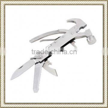 Stainless steel Camping Tool Multi function Pliers Functional tool Pincers With Knife Screwdriver Saw Hammer Nail Puller