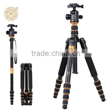 1585mm Q668 Portable 350mm Folded cambofot camera tripod monopod wholesale guangzhou digital DSLR video camera tripod for travel