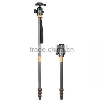 Q999C 1590mm Carbon Fiber Camera Tripod 15kg Load Digital Dslr Camera Tripod Monopod Customize Brand Quality Tripod photo-4