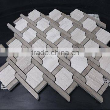 Mixed color China Marble stone mosaic