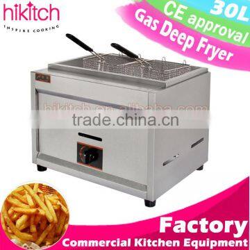 China used commercial cooking equipment gas deep fat fryer best price
