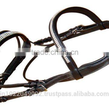 Leathe Bridle with padding and diamonds