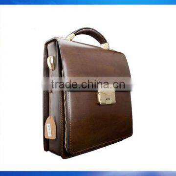 Biometric locks security leather briefcases KO-BioC100