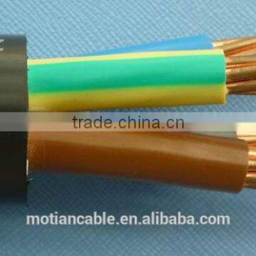 Copper-cored pvc insulated control cable KVV/KVVP