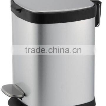 Stainless Steel Pedal Trash Bin photo-6