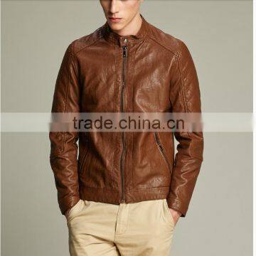 New men fashion leather jacket