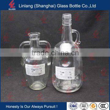 Top Grade Special Shape Rapeseed Oil Glass Bottle