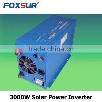 3000W Off grid pure sine wave solar inverter with solar controller Digital display 8V dc to 230V AC with battery charger