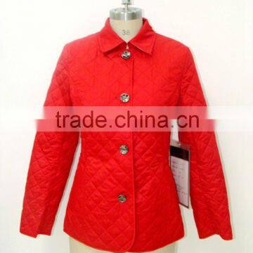 new design fashion spring autumn padded jacket for women LKS14011