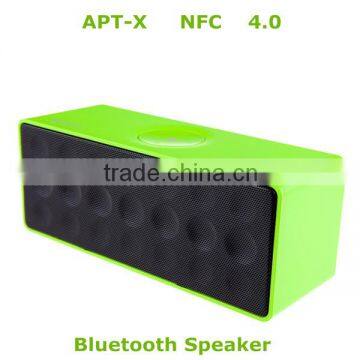 2014 Super Bass Portable square bluetooth speaker V4.0 with NFC supported APT-X
