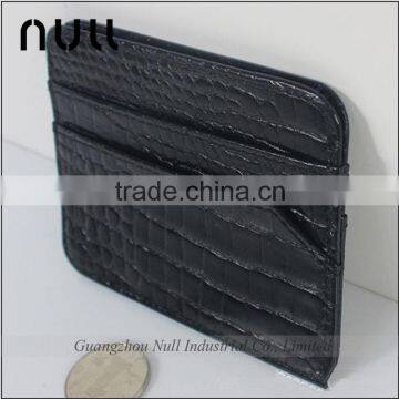 Hot Selling Fashion Design Crocodile Credit Card Wallet pu Leather Sim Card Holder photo-5
