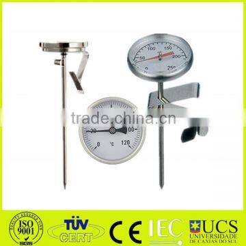 hot water bimetal thermometer cooking bimetal temperature gauge