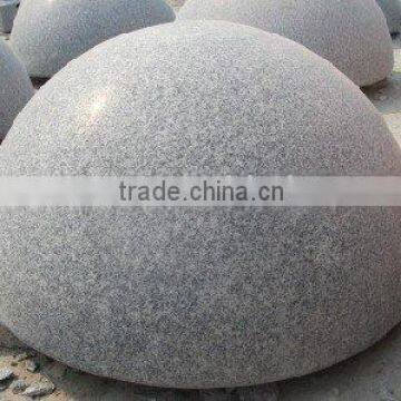 Granite car stop stone bollard