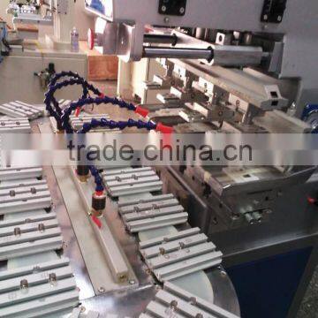Semi-automatic Pneumatic 4-Color Conveyor Belt Pen Pad Printing Machine With Open Ink Tray photo-2